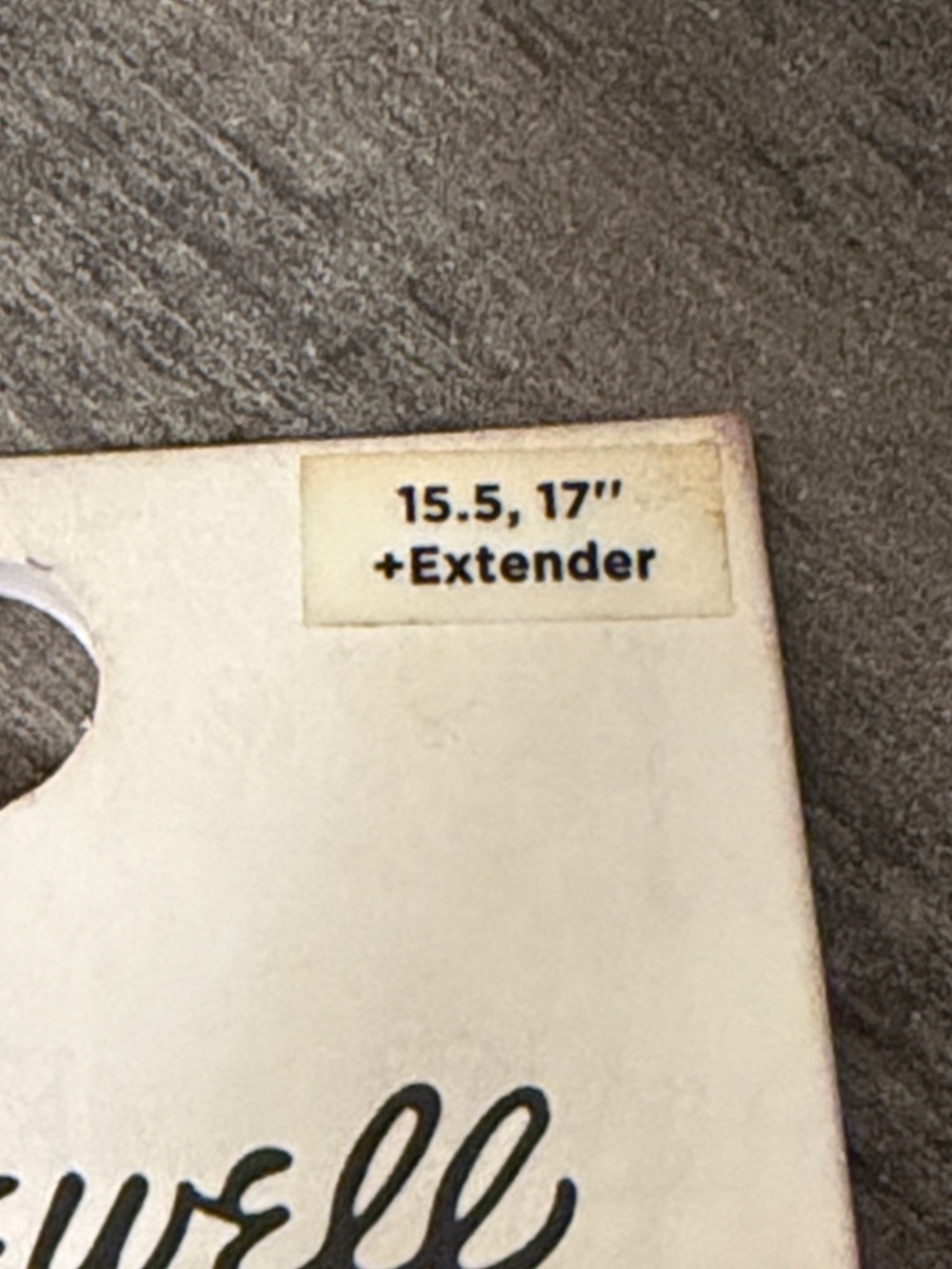 Madewell Necklace Set New on Card with dust Bag! #A113 gold tone - Picture 7 of 7